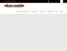 Tablet Screenshot of eikonmobile.com